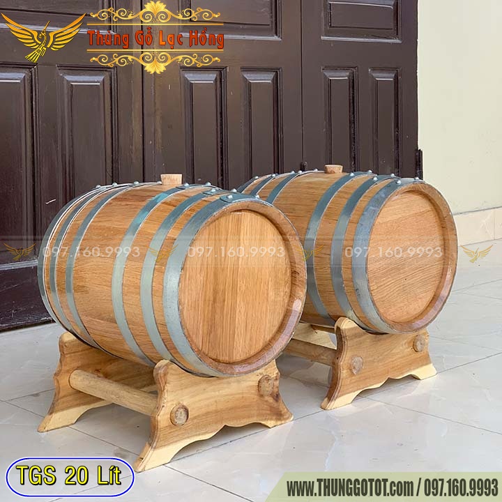 THÙNG GỖ SỒI ĐỎ