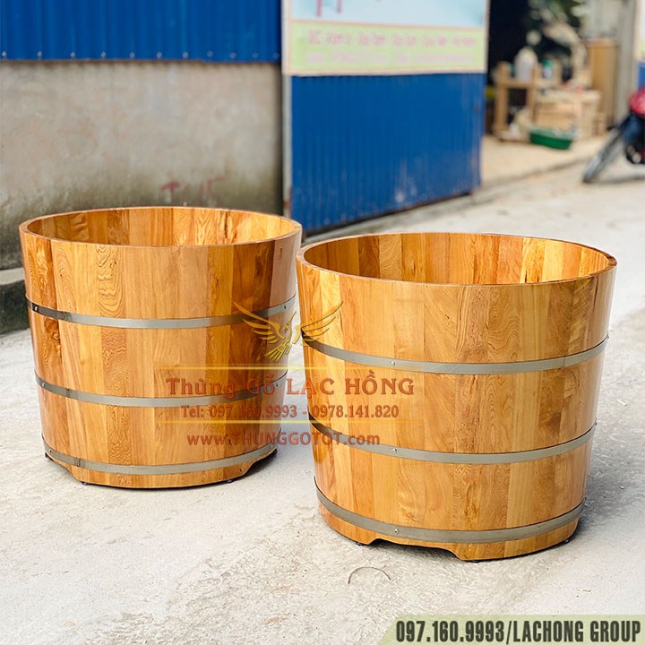 bồn tắm gỗ pơ mu