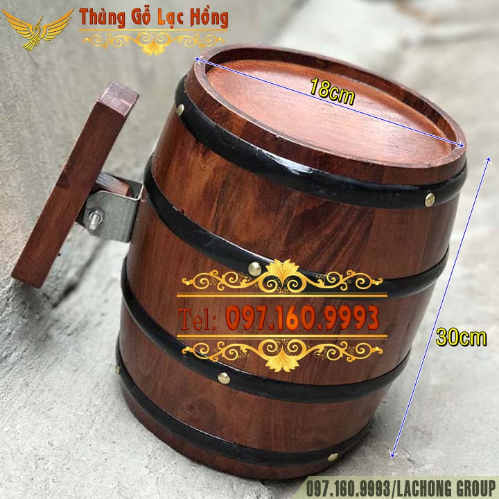 b&aacute;n th&ugrave;ng gỗ sồi