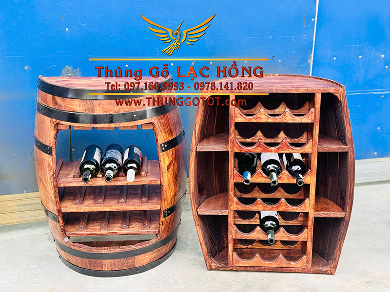 nửa th&ugrave;ng gỗ trang tr&iacute;