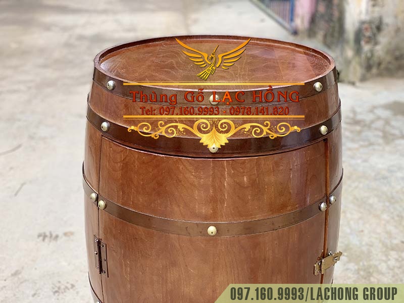 th&ugrave;ng gỗ sồi đựng rượu