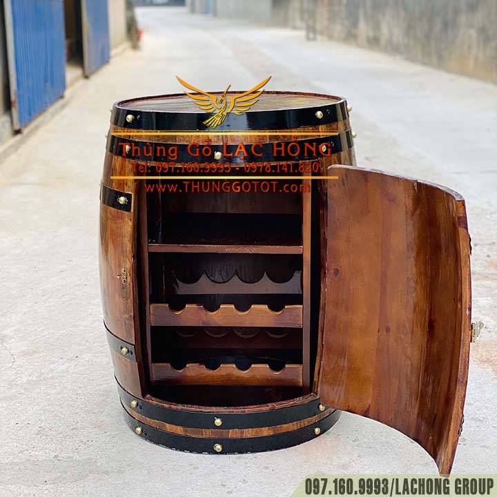 th&ugrave;ng gỗ th&ocirc;ng trang tr&iacute;