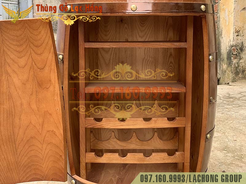 trống rượu gỗ sồi
