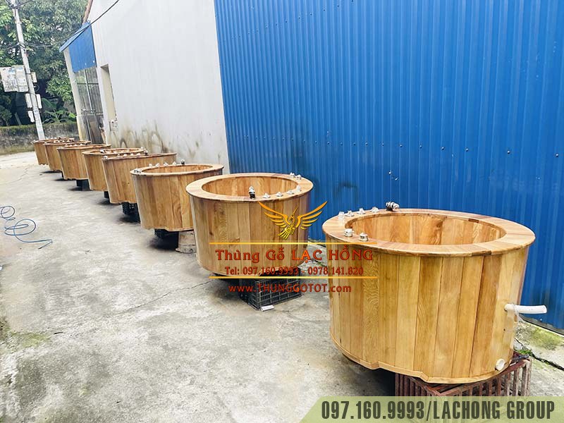 bồn gỗ tắm thuốc bắc