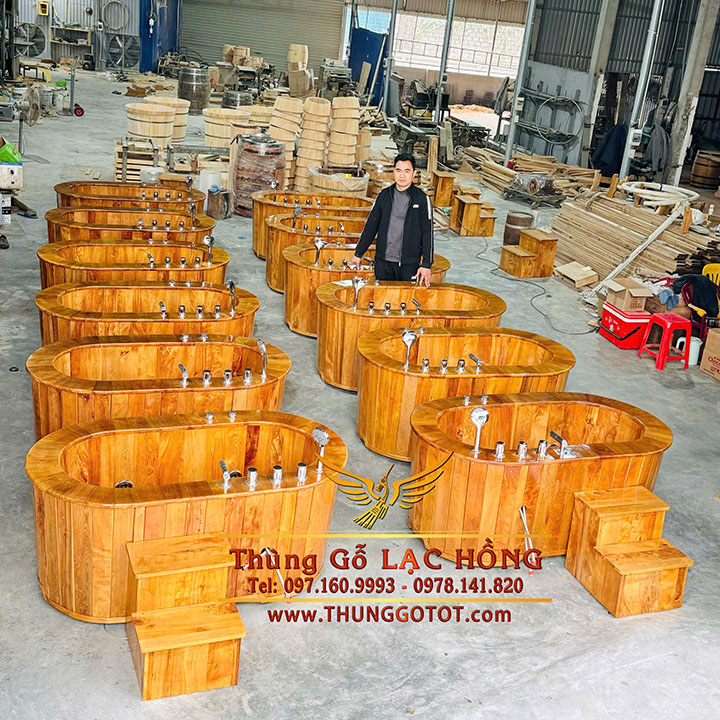 gi&aacute; tiền bồn tắm gỗ