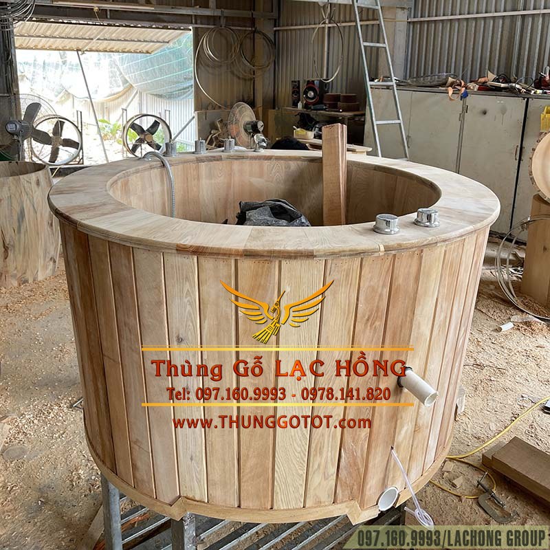 mua bồn tắm gỗ tại xưởng