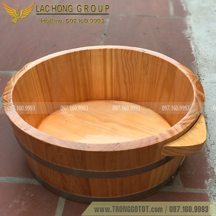 Chậu Rửa Mặt Lavabo Bằng Gỗ Thông