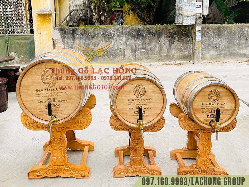 th&ugrave;ng gỗ sồi trắng