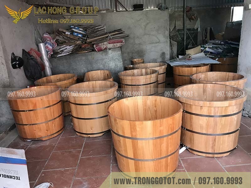 bồn gỗ x&ocirc;ng hơi 