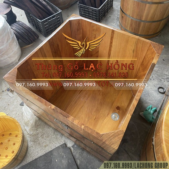 thanh l&yacute; bồn tắm gỗ