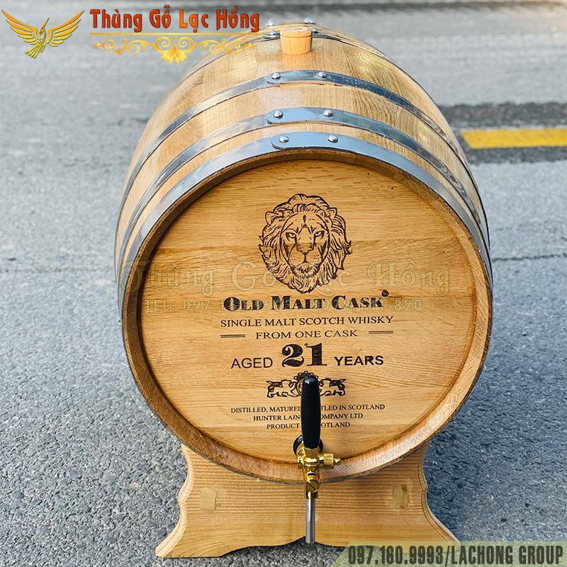th&ugrave;ng gỗ sồi ph&aacute;p