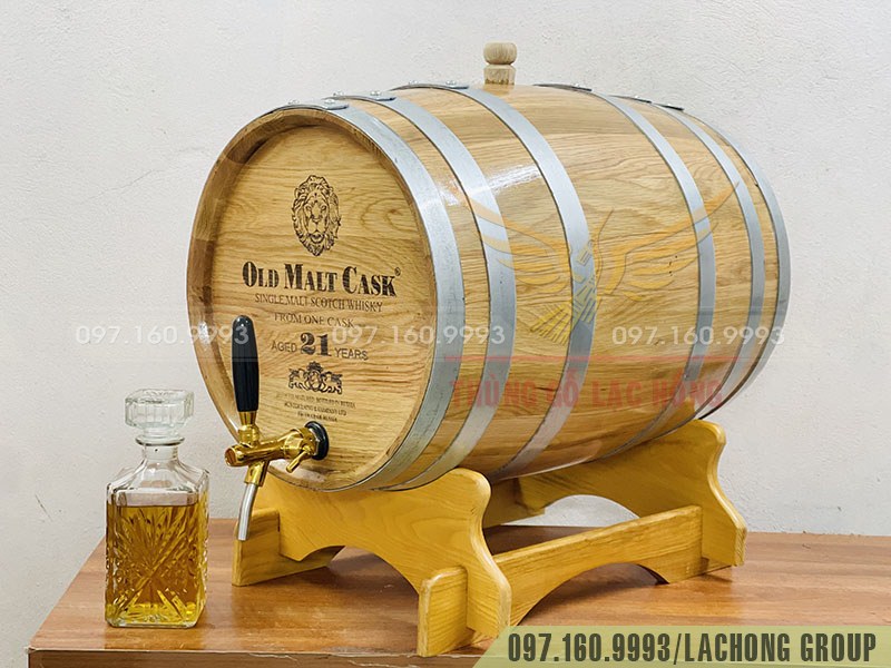 th&ugrave;ng gỗ sồi nga 50 l&iacute;t