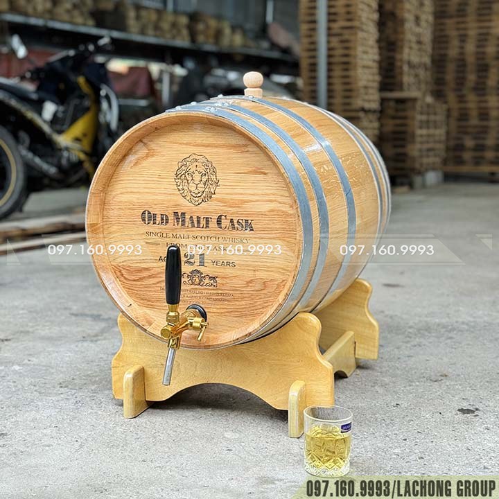 k&iacute;ch thước th&ugrave;ng gỗ sồi