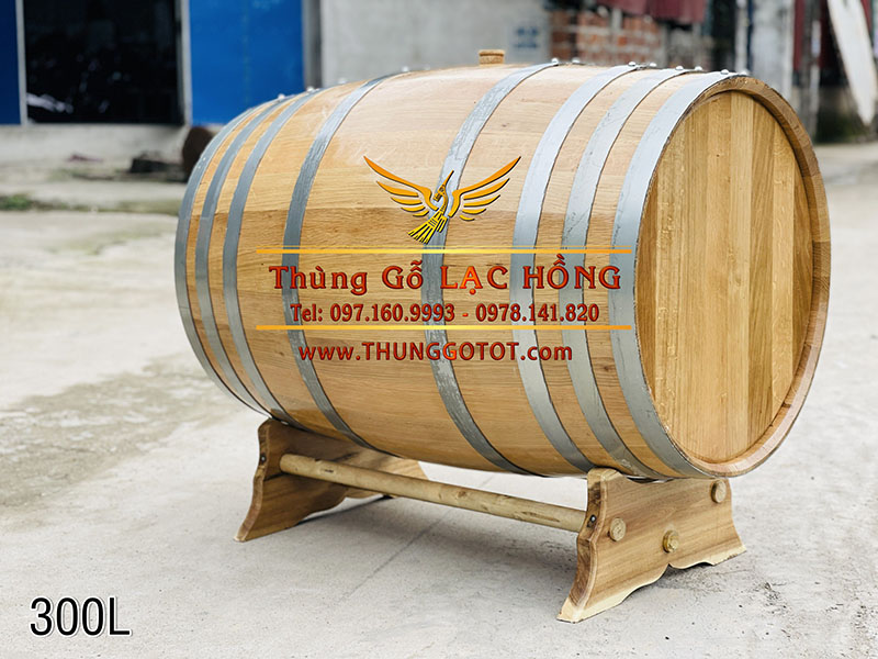 Th&ugrave;ng ng&acirc;m rượu bằng gỗ Sồi