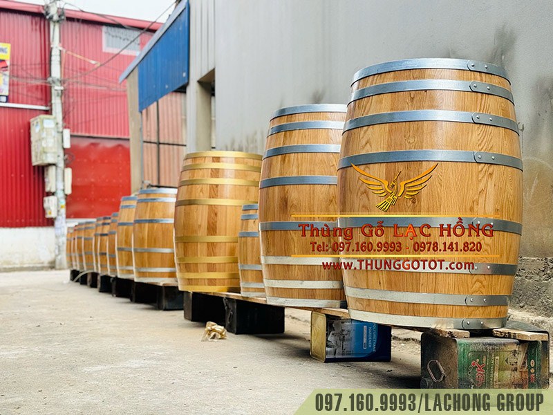 th&ugrave;ng ng&acirc;m rượu gỗ sồi