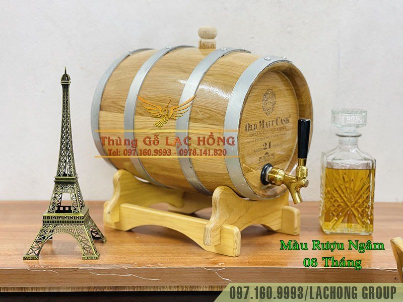 th&ugrave;ng gỗ sồi 10 l&iacute;t