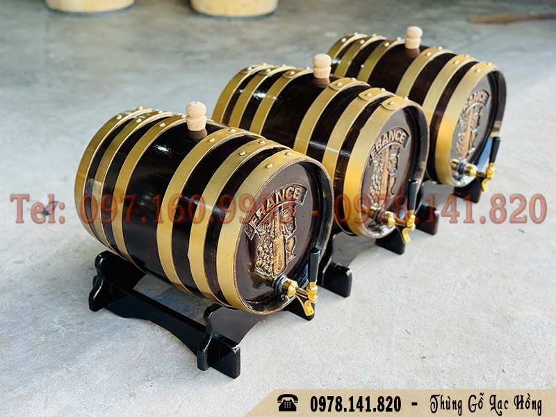 th&ugrave;ng gỗ sồi cũ