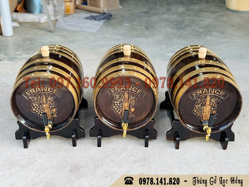 th&ugrave;ng ng&acirc;m rượu gỗ sồi